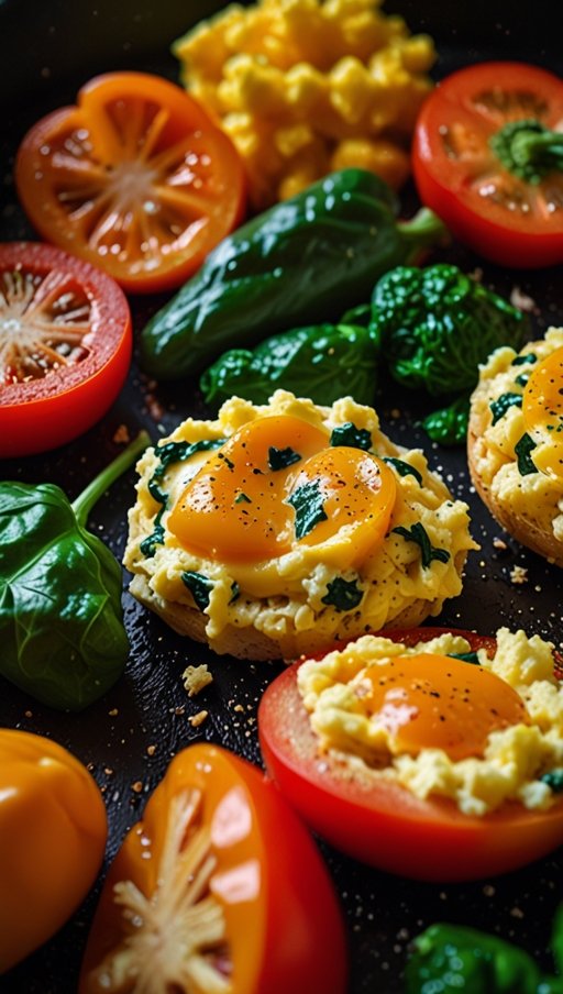 Scrambled Eggs with Veggies