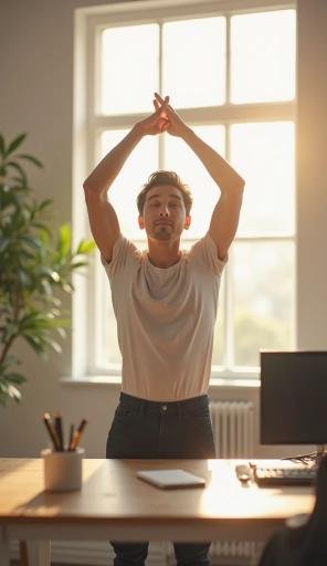 Try Simple Stretches at Your Desk