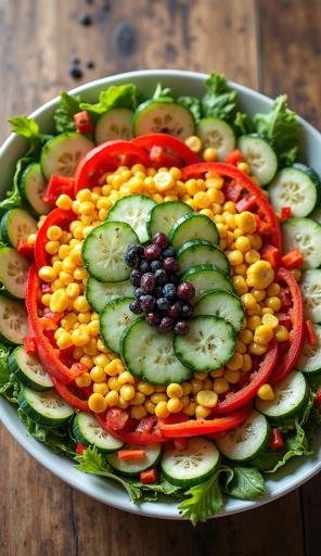 Rainbow Veggie Salad