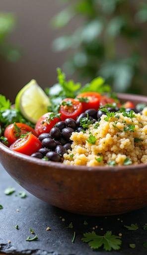 Quinoa & Black Bean Salad