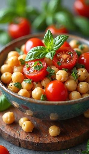Chickpea & Tomato Salad