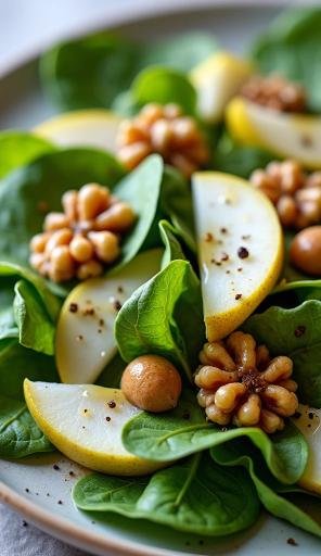 Pear & Walnut Salad