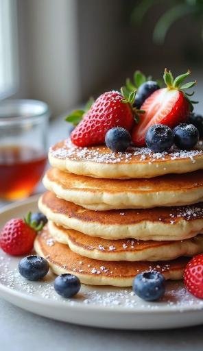 Fluffy Gluten‑Free Pancakes