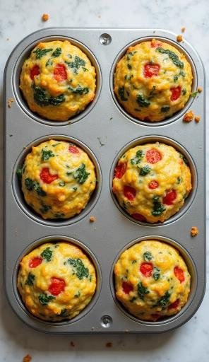 Vegetable Frittata Muffins