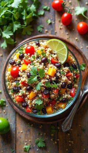 Quinoa & Black Bean Salad