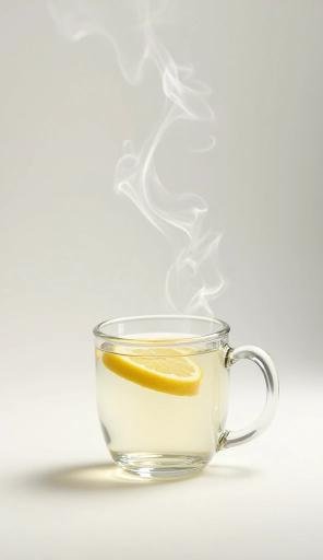 Hydrate with Warm Lemon Water