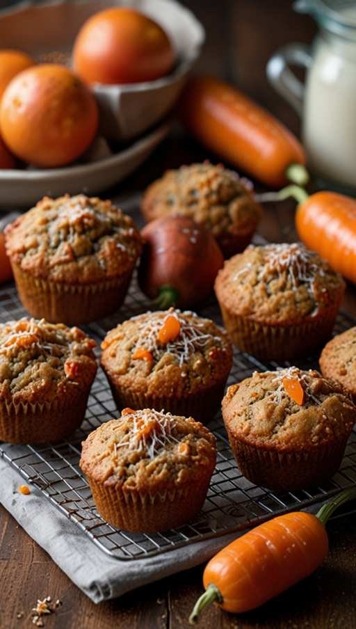 Healthy Carrot Muffins