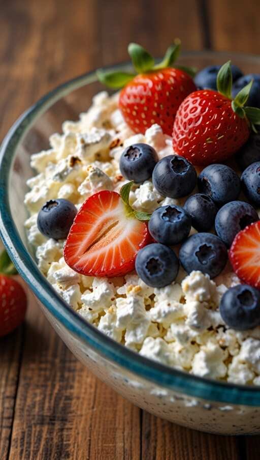 Cottage Cheese with Berries & Nuts