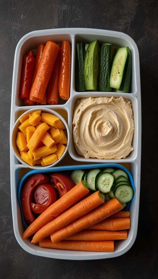 Hummus & Veggie Sticks
