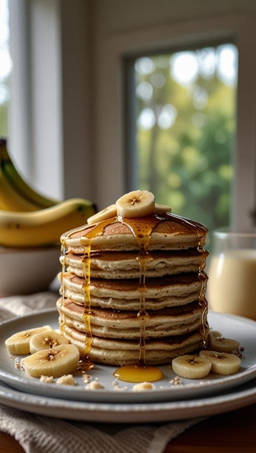  Banana Oat Pancakes