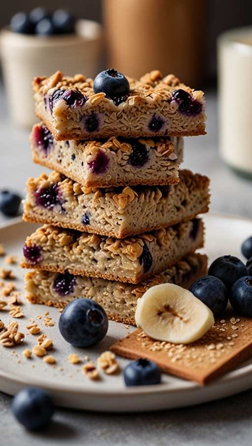 Blueberry Oatmeal Bars