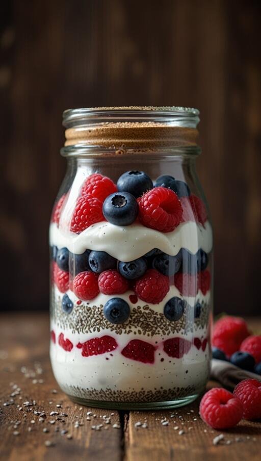Greek Yogurt Parfait with Chia Seeds