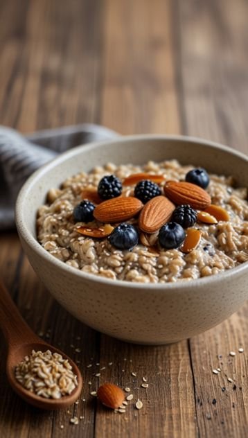 Protein Oatmeal with Almond Butter