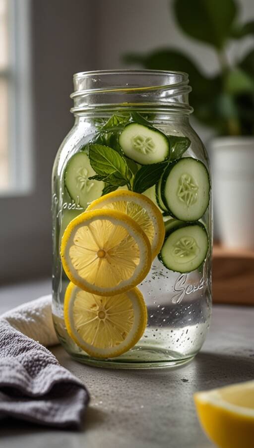 Lemon Cucumber Detox Water