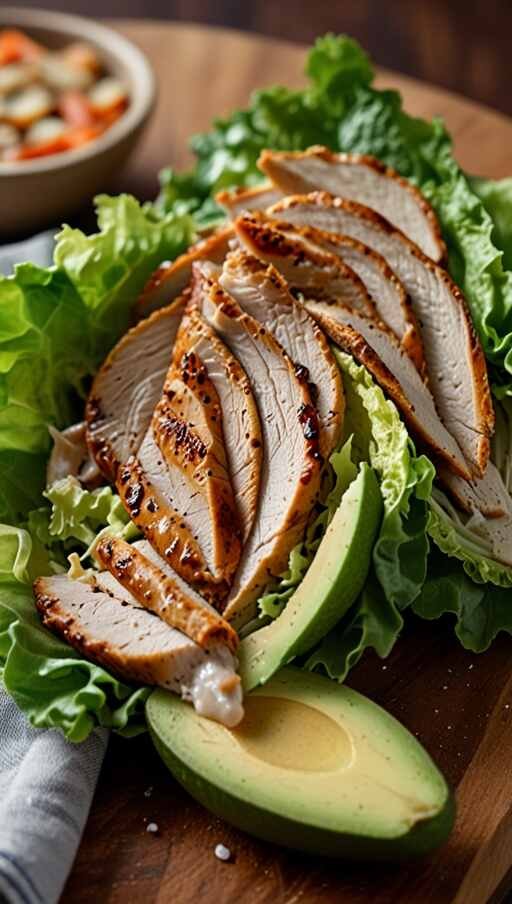 Turkey Lettuce Wraps with Avocado