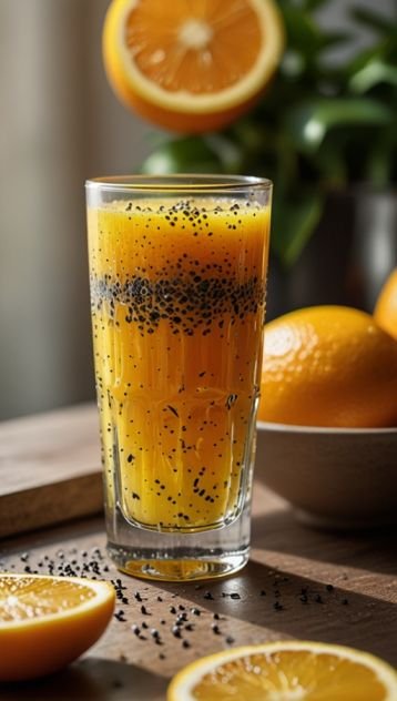 Orange Chia Energy Drink
