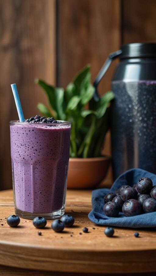 Blueberry Protein Shake