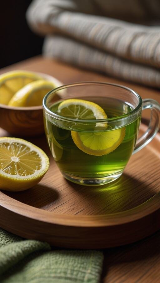 Green Tea with Ginger & Lemon