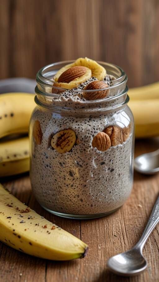 Chia Pudding with Almond Butter
