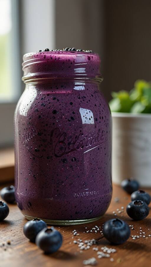 Blueberry & Chia Seed Smoothie