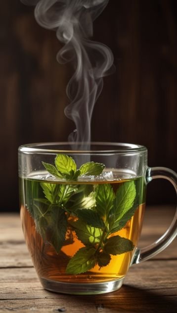 Herbal Tea with Fresh Mint