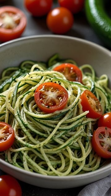 Zucchini Noodles with Pesto