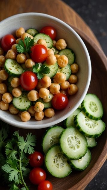 Simple Chickpea Salad