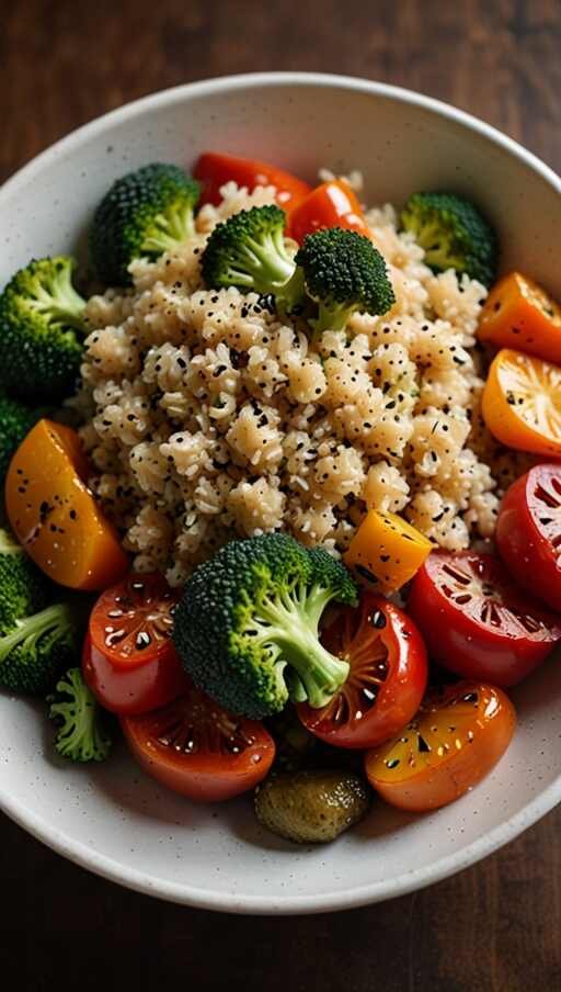 Warm Quinoa & Veggie Salad