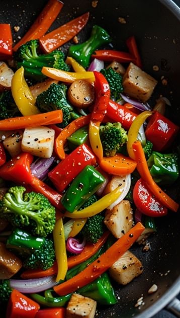 Veggie Stir-Fry with Garlic & Ginger