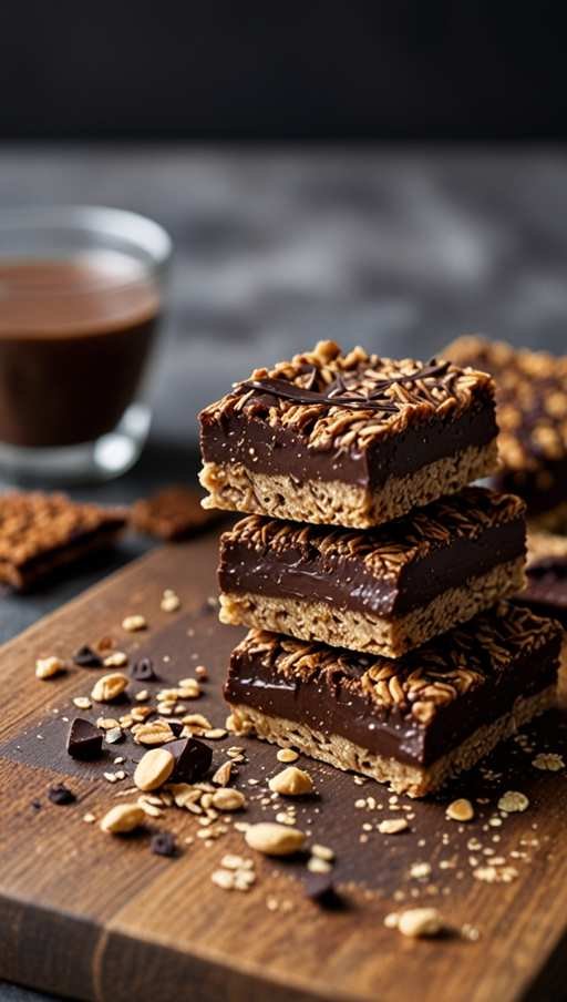 No-Bake Chocolate Oat Bars