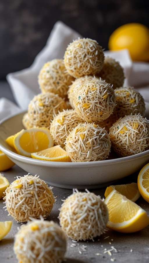 Lemon Coconut Energy Bites