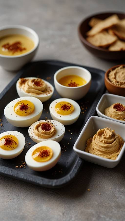 Hard-Boiled Eggs with Dip