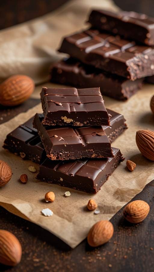 Dark Chocolate Almond Clusters