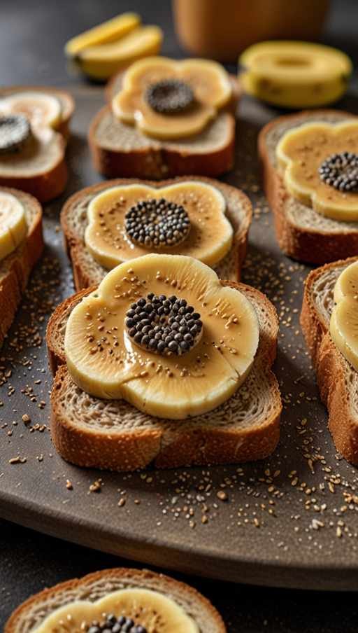  Peanut Butter Banana Toast