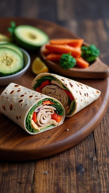 Hummus & Chicken Wrap