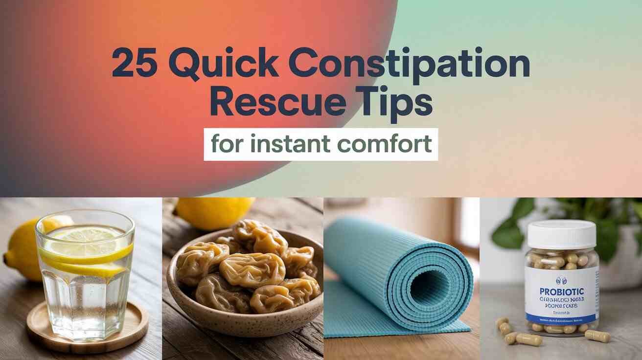 Constipation Rescue Tips