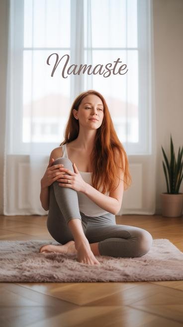 Knee-to-chest stretch
